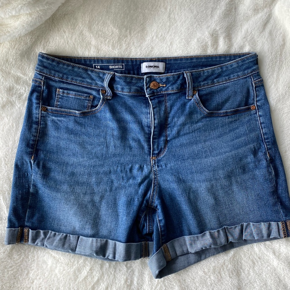 Sonoma Goods for Life Jean shorts, size 14